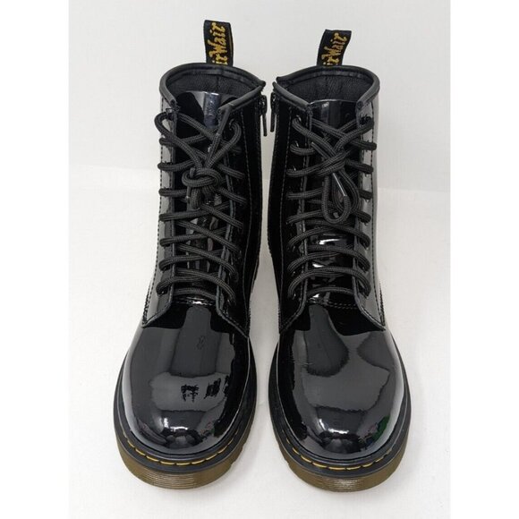 DR. MARTENS BOOTS PATENT BLACK SIZE US 6 EU 37 1460Y - Picture 7 of 11